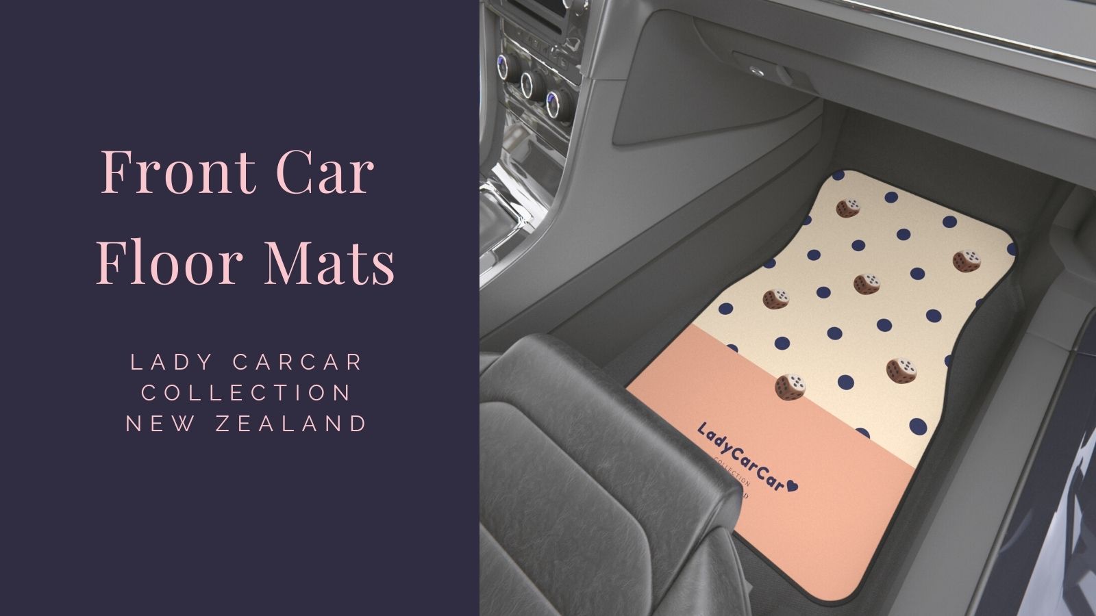 Fashionable Car Floor Mats- Lady CarCar Collection | Stylish