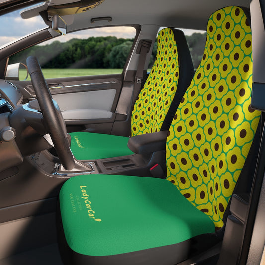 Chic quatrefoil I | pineapple | car seat covers