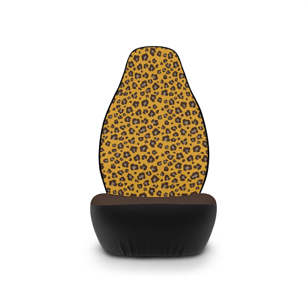 Cheetah & sweet I | mustard | car seat covers