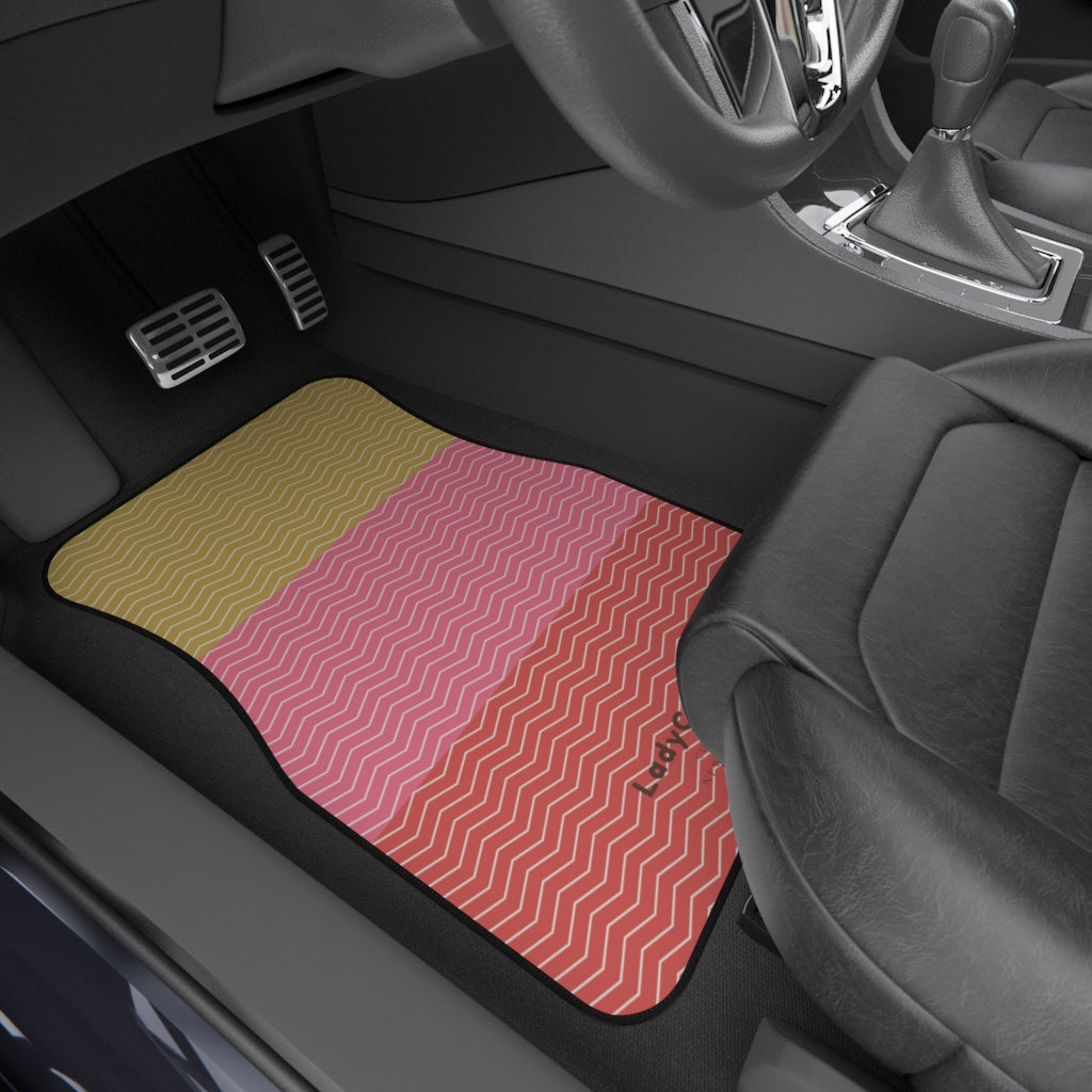 Chevron mania I | OPY | front car floor mats