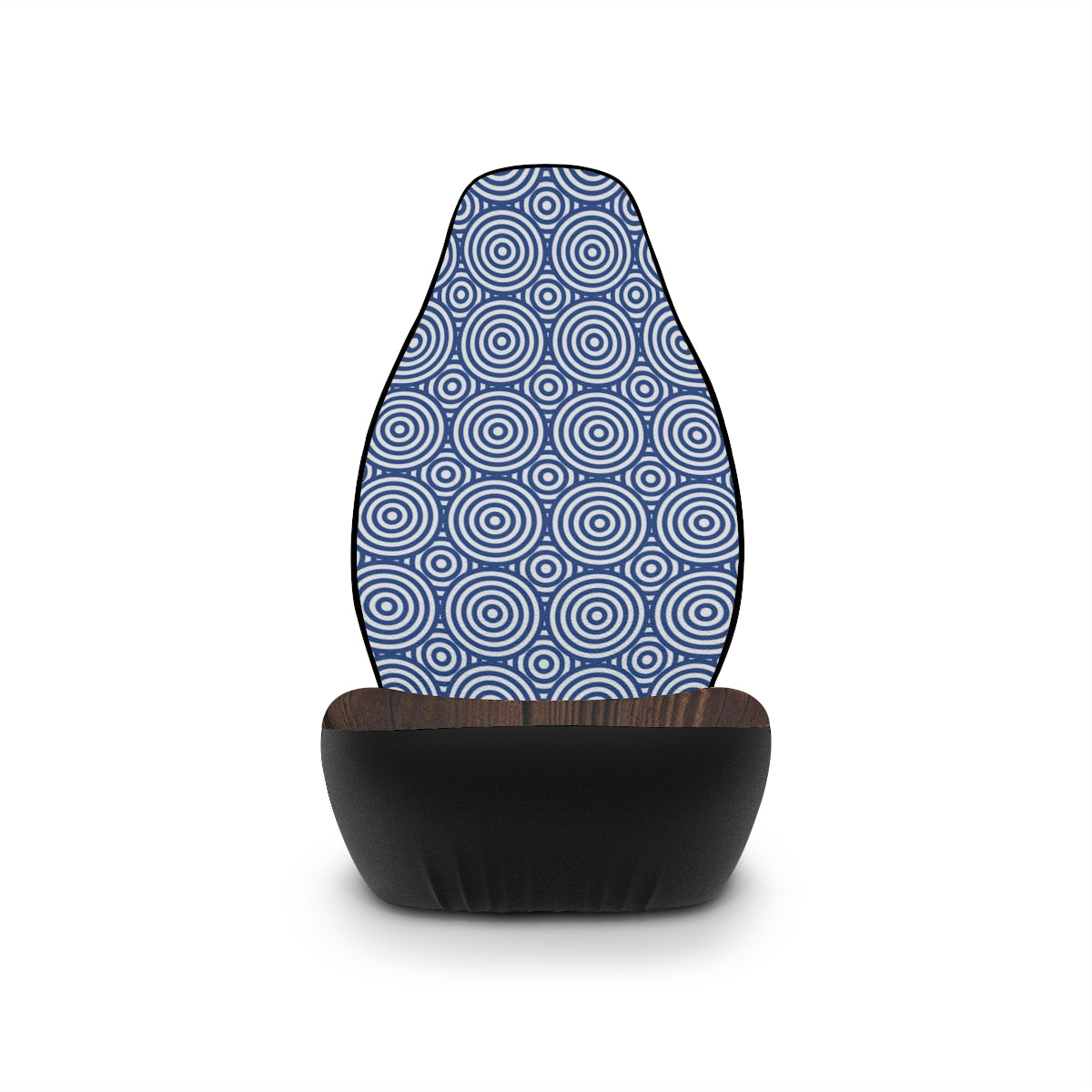 Onsen whimsy I | blue and wood | car seat covers