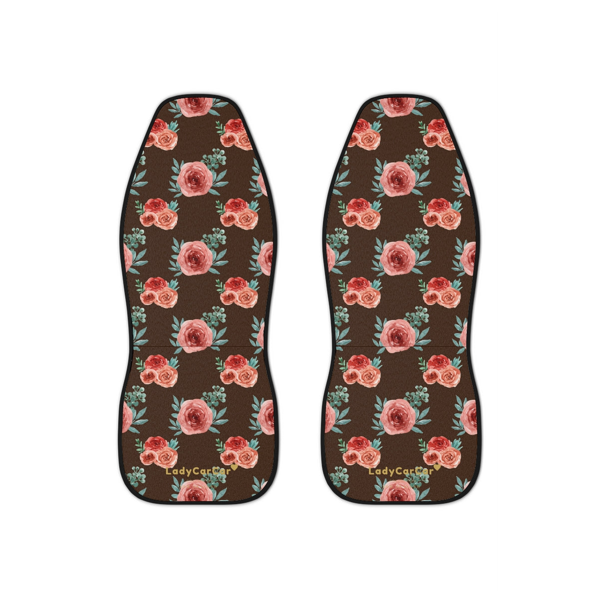 Garden rose I | mustard and brown | car seat covers