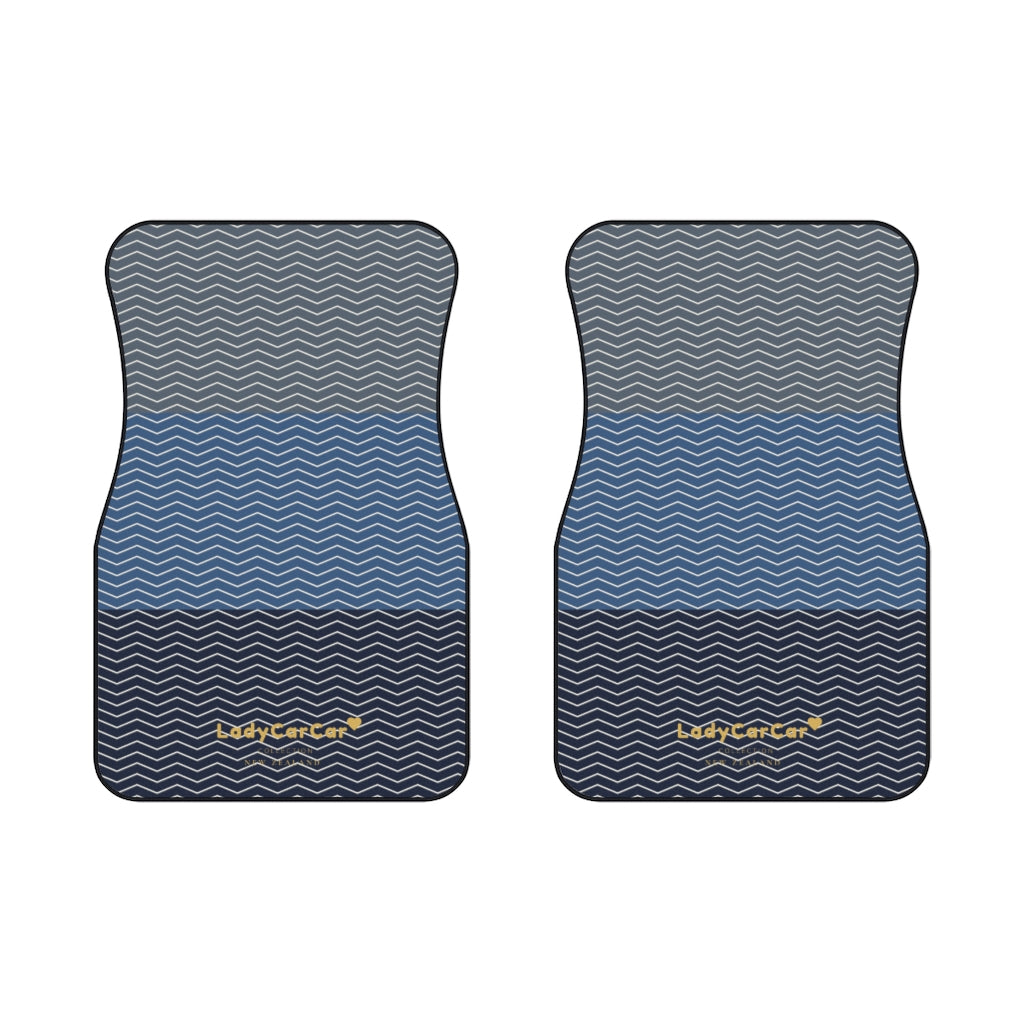 Chevron mania | NBG | front car floor mats