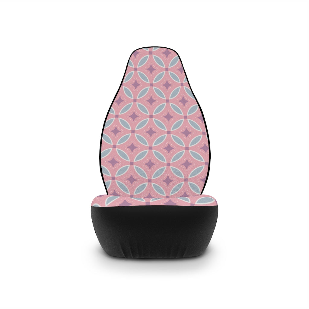 Japanese shippo pattern I | pink | car seat covers