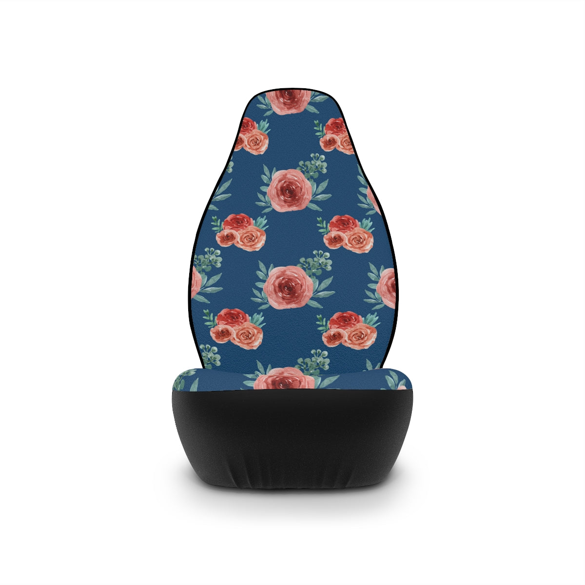 Garden rose I | pink and blue | car seat covers