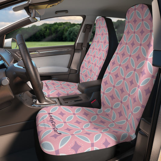 Japanese shippo pattern I | pink | car seat covers