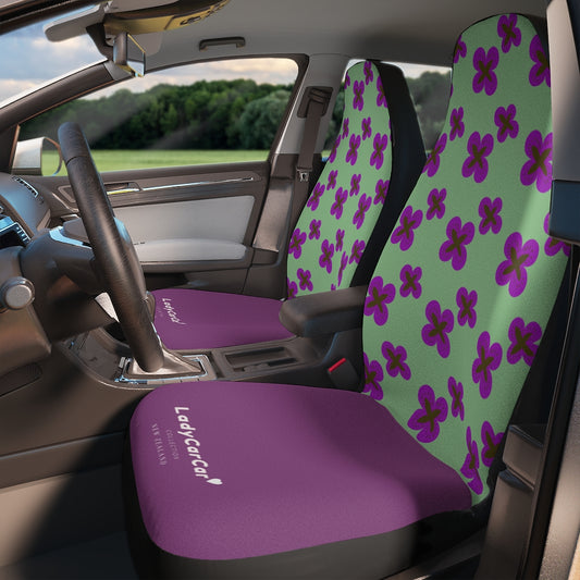 Jolly clovery I | purple | car seat covers