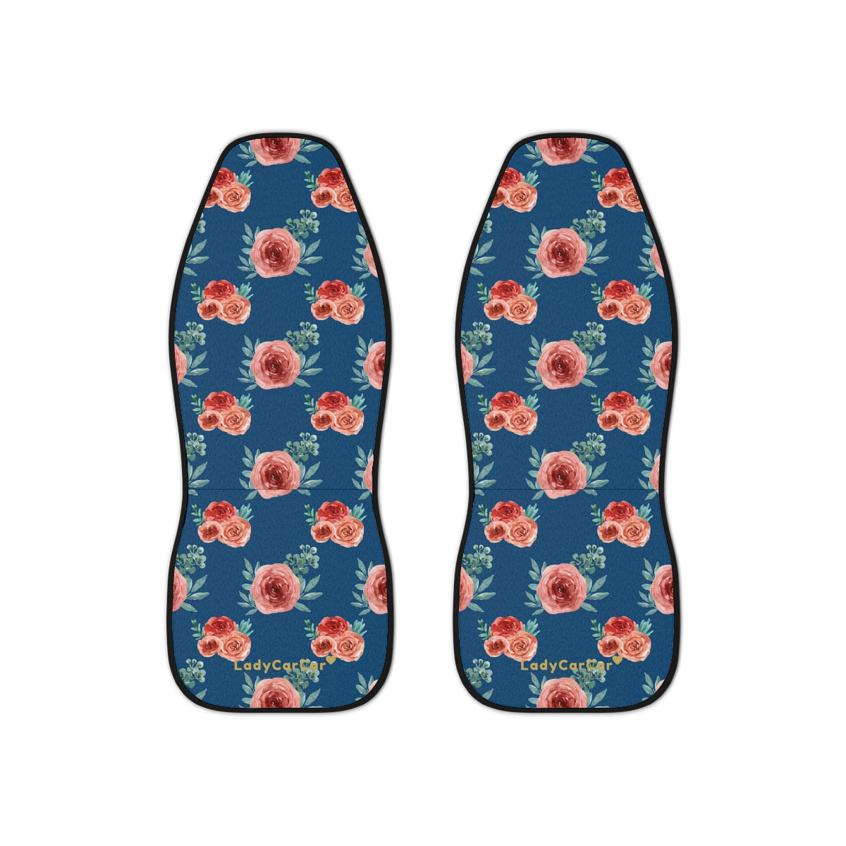 Garden rose I | pink and blue | car seat covers