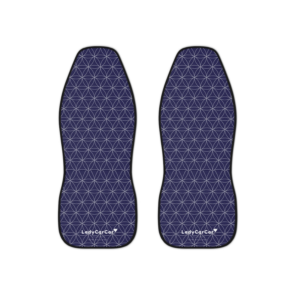 Japanese shippo pattern II | navy | car seat covers