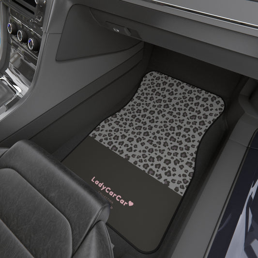 Cheetah & sweet I | grey | front car floor mats