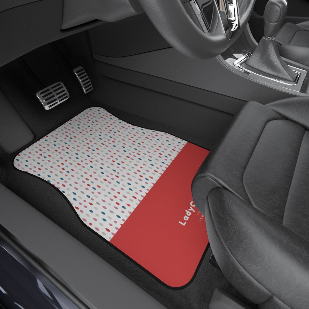 Colourful rain drops I | day | front car floor mats