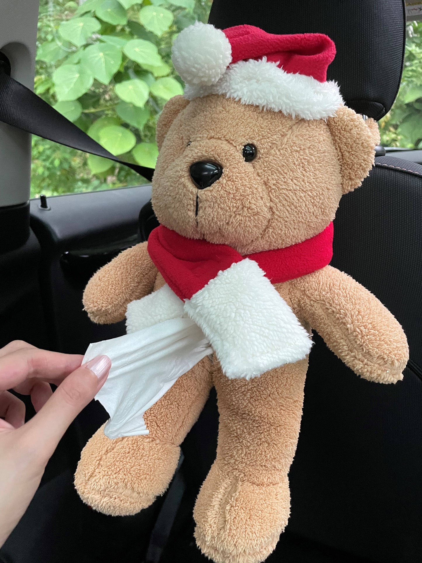 Plush Billie Bear Car Tissue Dispenser