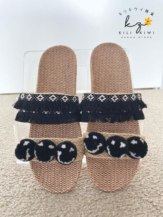 Miss Smiley Sandals - Black(A)