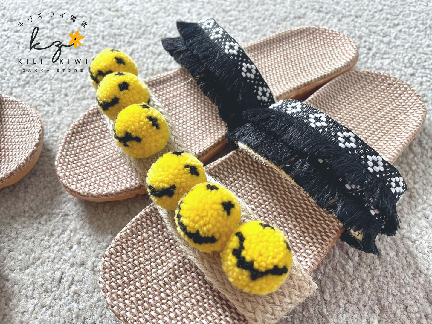 Miss Smiley Sandals - Yellow(C)