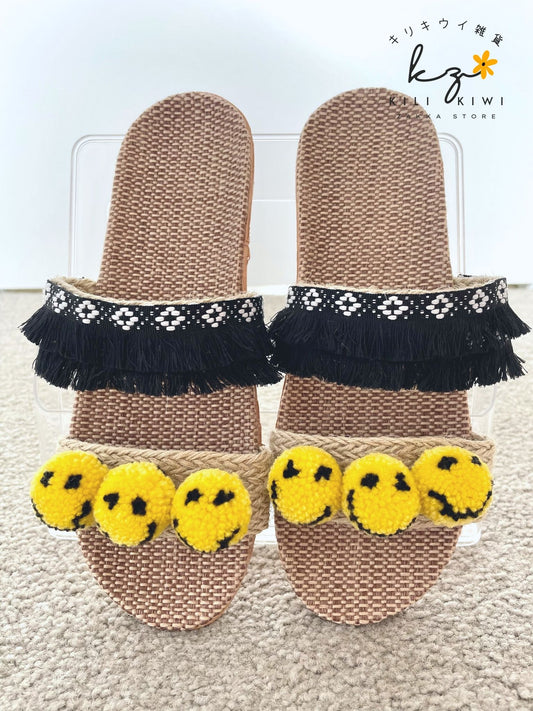 Miss Smiley Sandals - Yellow(C)