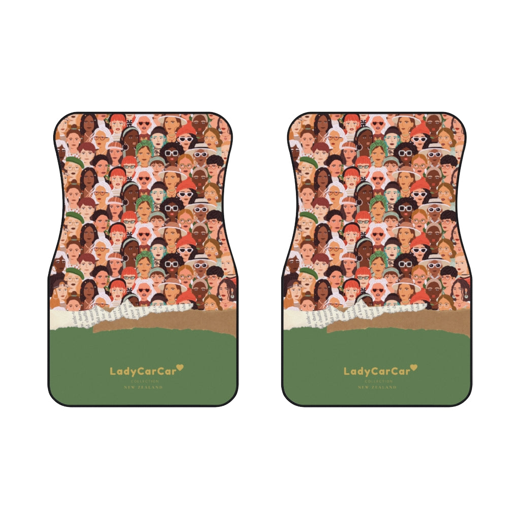 Cosmopolitan girls I | earth | front car floor mats