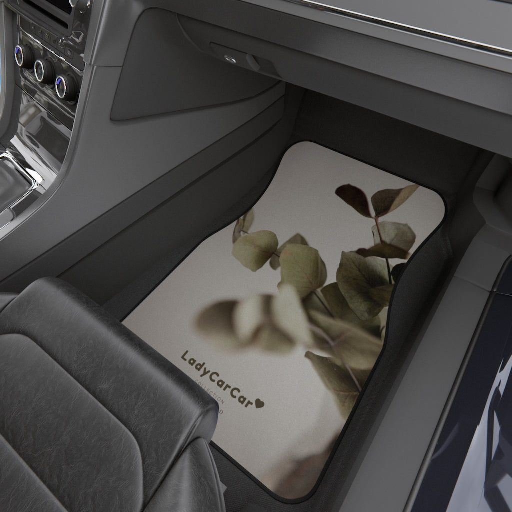 Eucalyptus dream | ash | front car floor mats