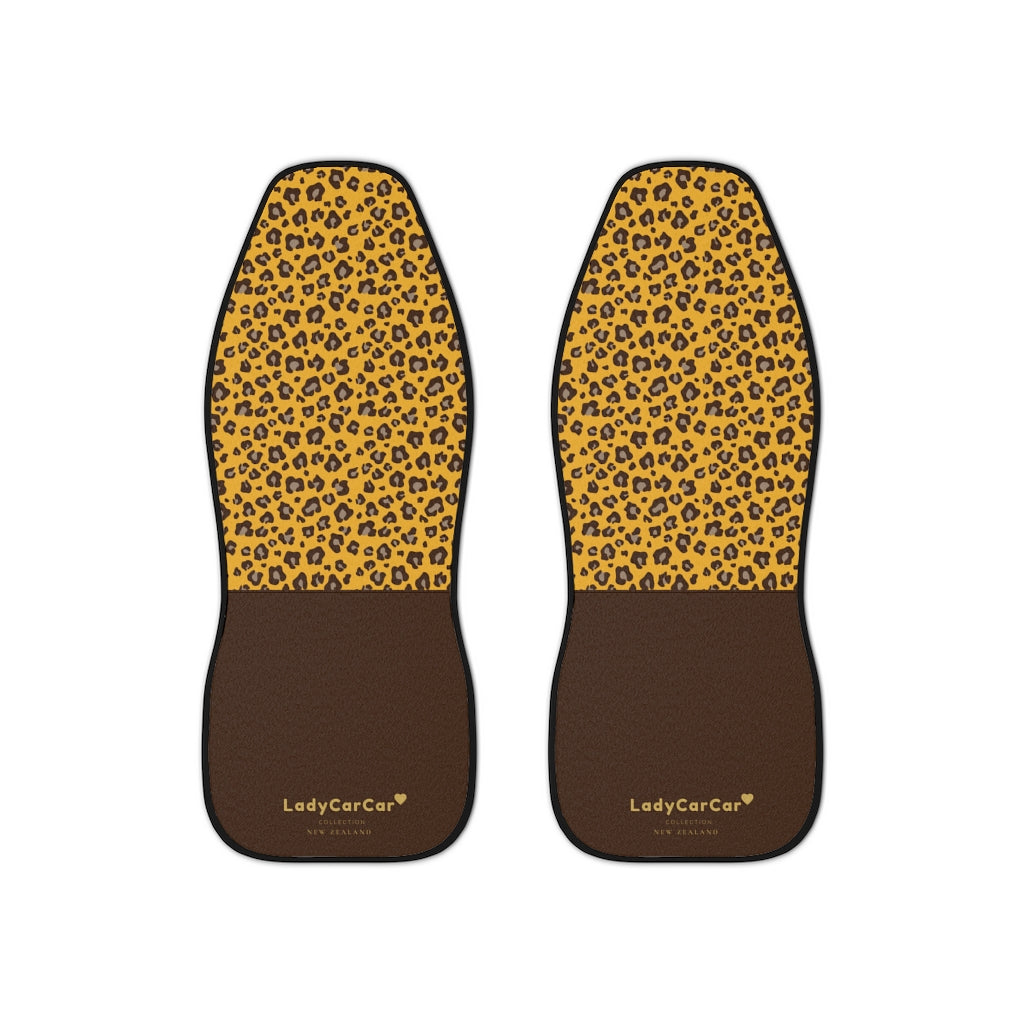 Cheetah & sweet I | mustard | car seat covers