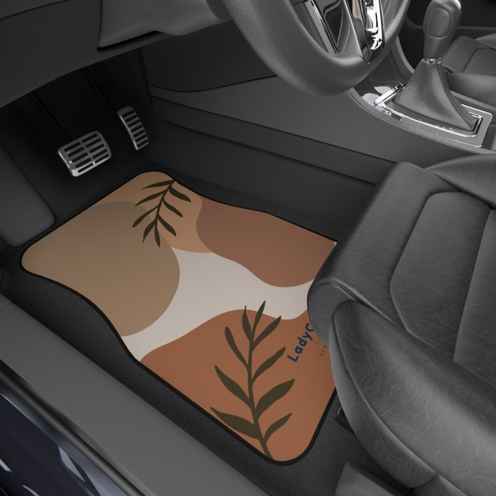 Abstract art I | earth | front car floor mats