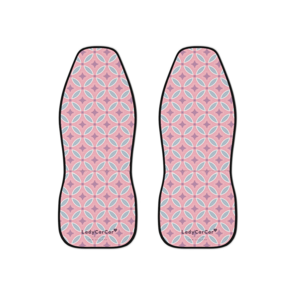 Japanese shippo pattern I | pink | car seat covers